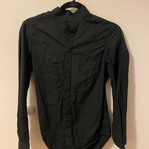 Wardrobe NYC Tuxedo Shirt Black